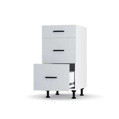 Modest Κάτω Ντουλάπι Συρταριέρα Γκρι 40x48x82