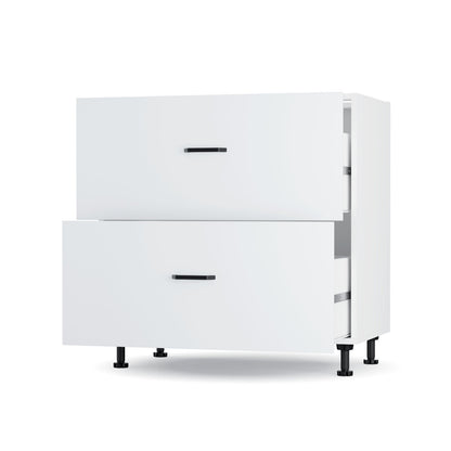 Modest Κάτω Ντουλάπι Συρταριέρα Λευκό 80x48x82