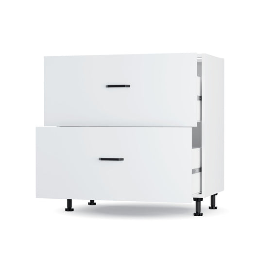 Modest Κάτω Ντουλάπι Συρταριέρα Λευκό 80x48x82