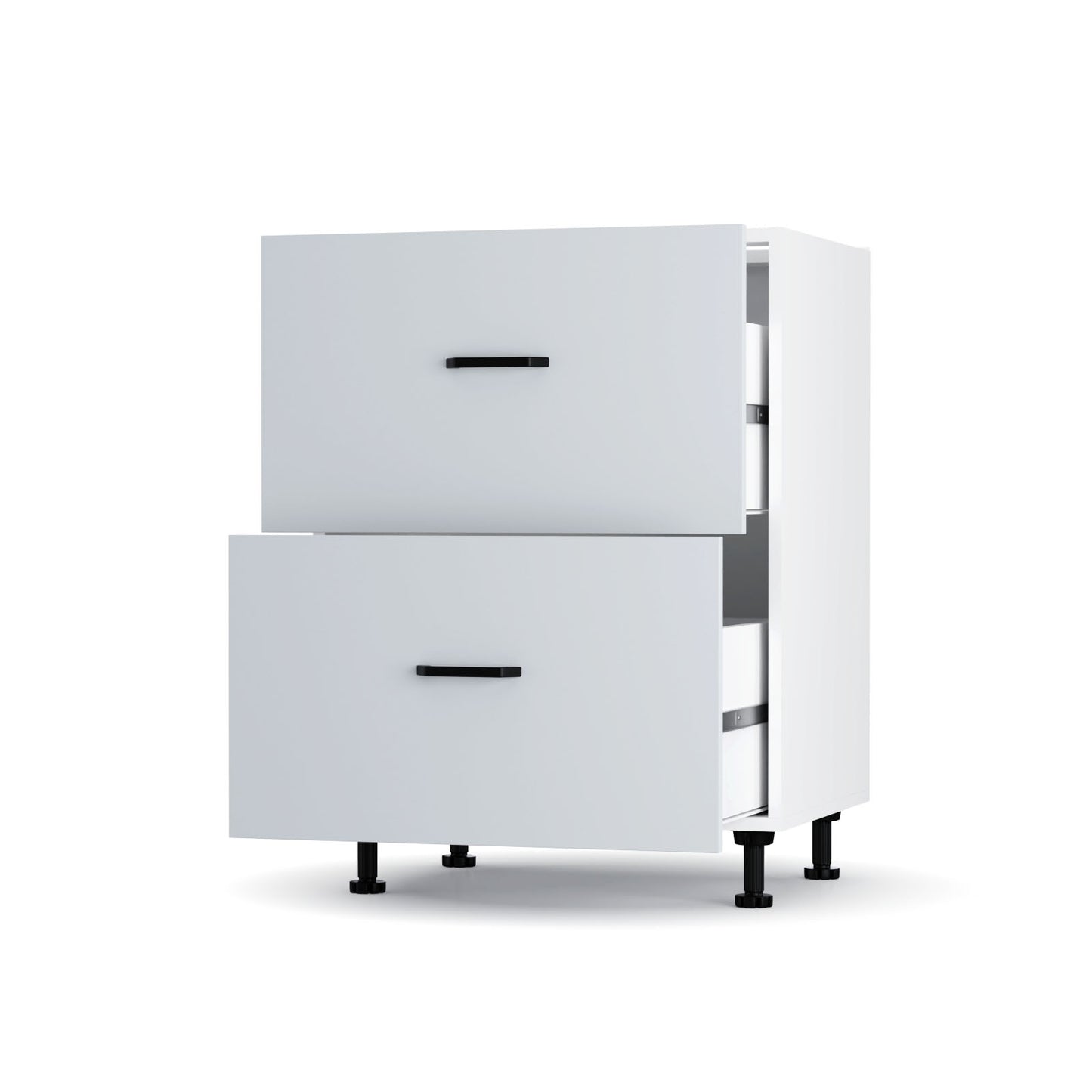 Modest Κάτω Ντουλάπι Συρταριέρα Γκρι 60x48x82