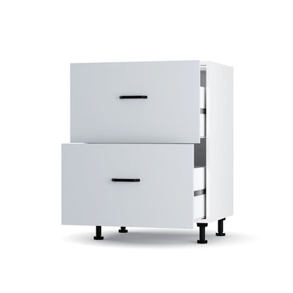 Modest Κάτω Ντουλάπι Συρταριέρα Γκρι 60x48x82