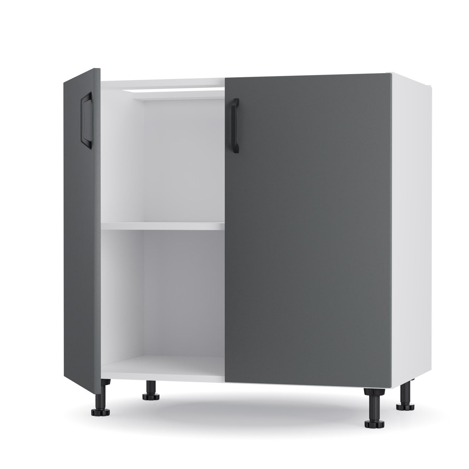 Modest Κάτω Ντουλάπι Ανθρακί 80x48x82