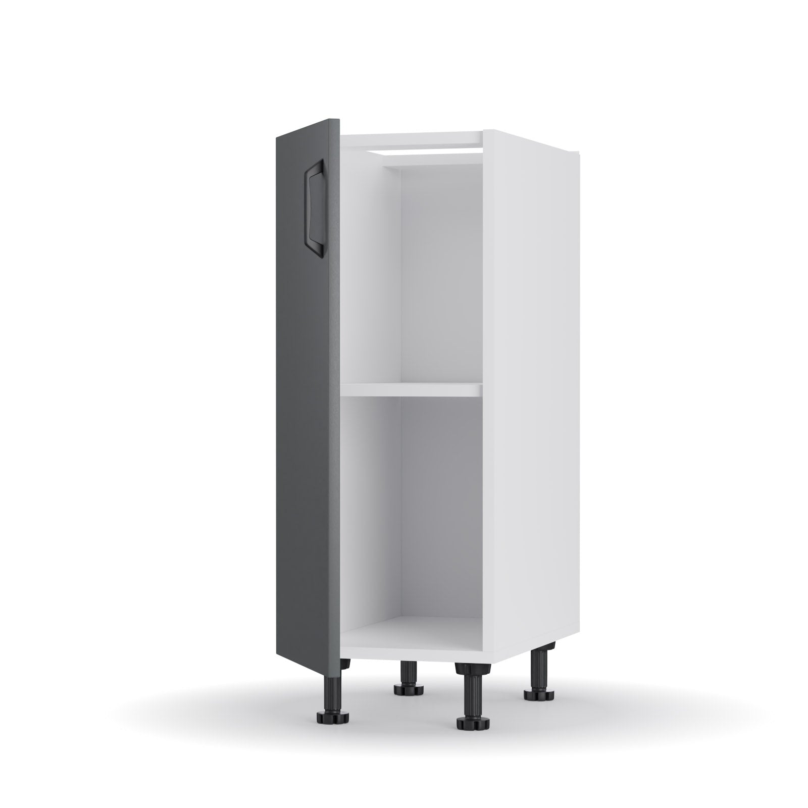 Modest Κάτω Ντουλάπι Ανθρακί 30x48x82