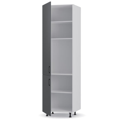 Modest Στήλη Κουζίνας Ανθρακί 60x57x214