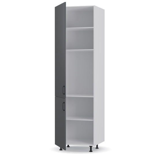 Modest Στήλη Κουζίνας Ανθρακί 60x57x214