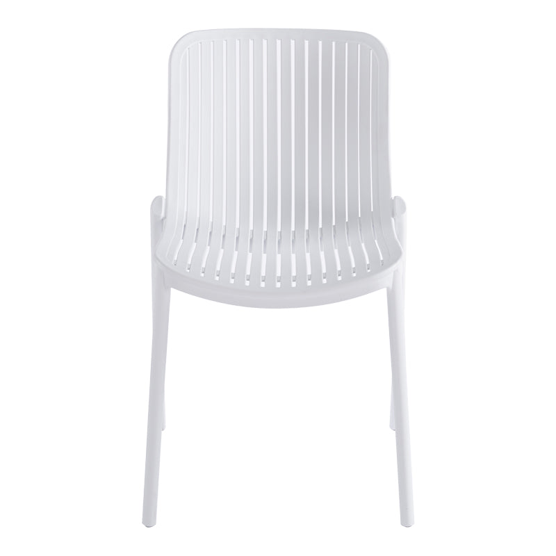 Καρέκλα Teragi Στοιβαζόμενη PP με UV Protection Λευκή 58x43.5x82