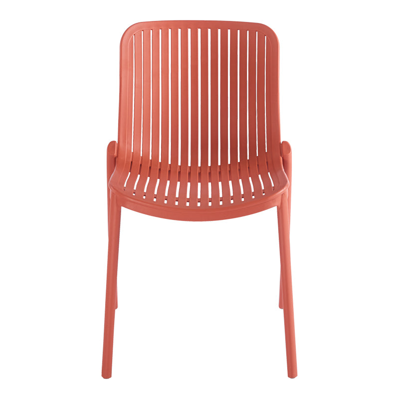 Καρέκλα Teragi Στοιβαζόμενη PP με UV Protection Terracotta 58x43.5x82
