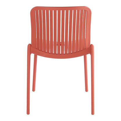 Καρέκλα Teragi Στοιβαζόμενη PP με UV Protection Terracotta 58x43.5x82