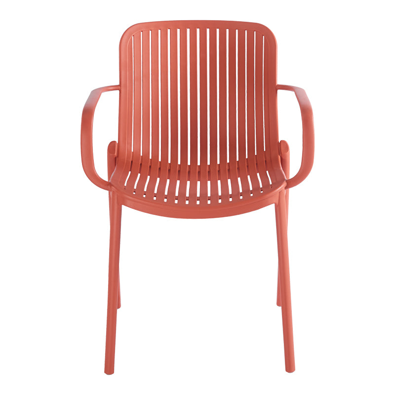 Πολυθρόνα Teragi Στοιβαζόμενη PP με UV Protection Terracotta 59x57x82