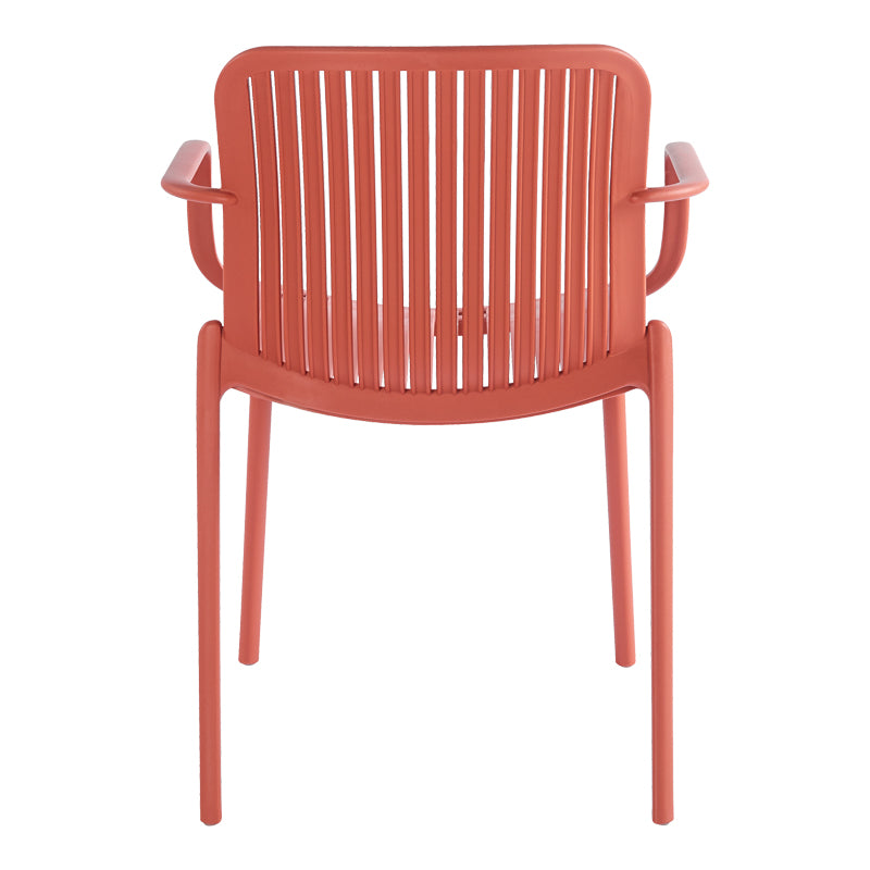 Πολυθρόνα Teragi Στοιβαζόμενη PP με UV Protection Terracotta 59x57x82