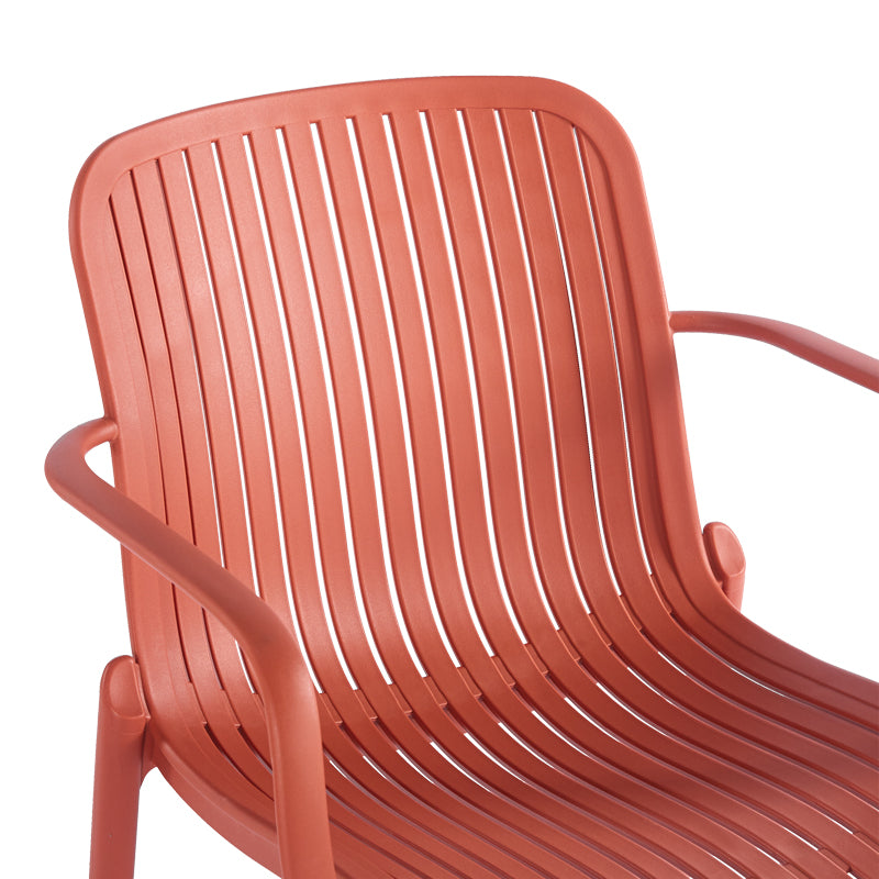 Πολυθρόνα Teragi Στοιβαζόμενη PP με UV Protection Terracotta 59x57x82
