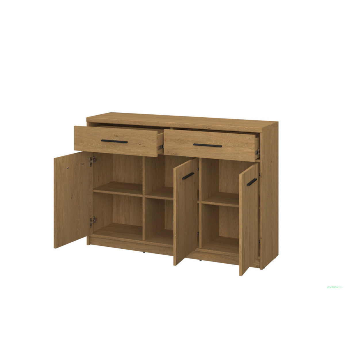 Μπουφές Pavi Βελανιδιά 124.6x33.8x47.5