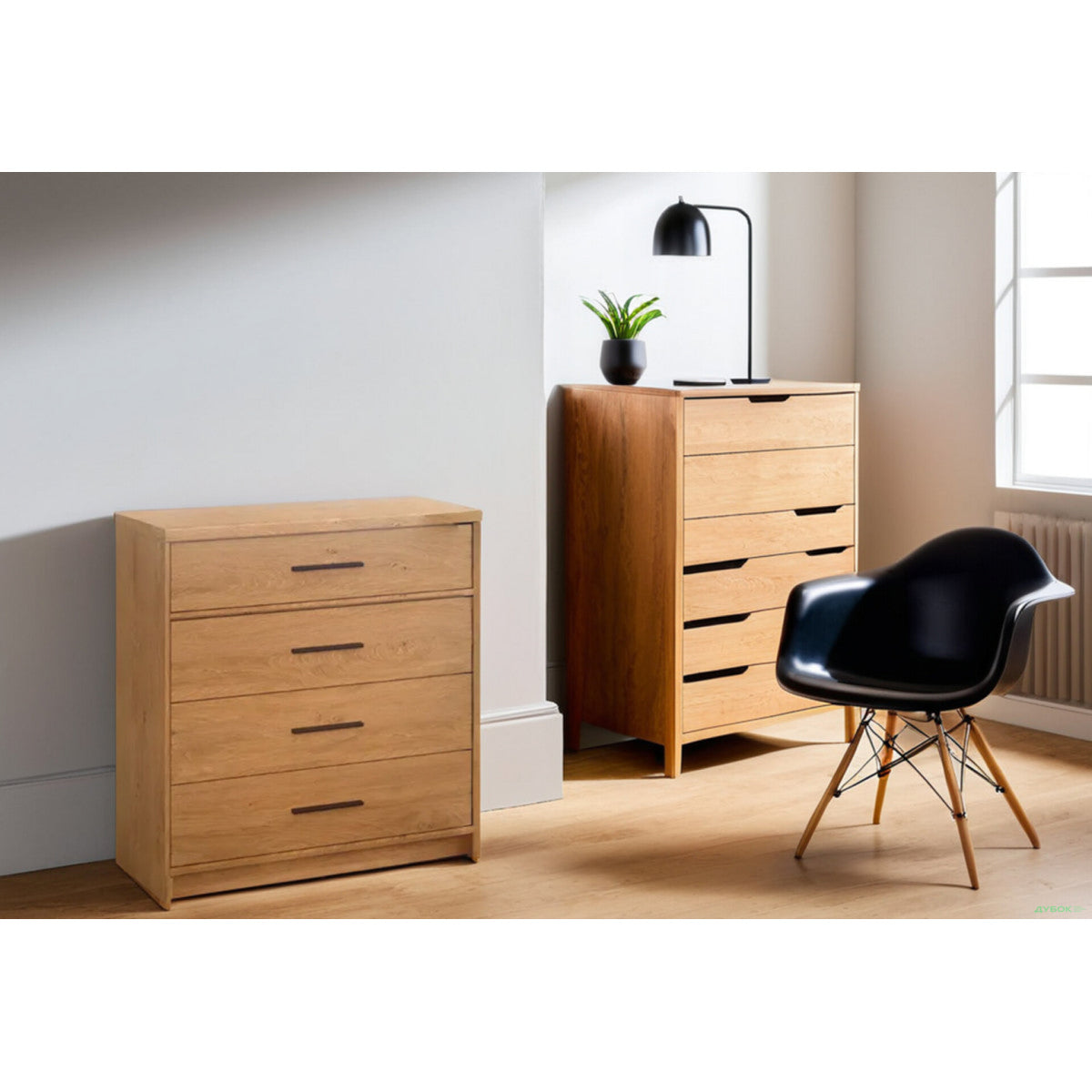 Συρταριέρα Pavi Βελανιδιά 84.3x33.8x87.2