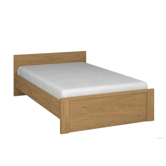 Κρεβάτι Pavi Ημίδιπλο Βελανιδιά Χωρίς Πάτωμα 120x200εκ