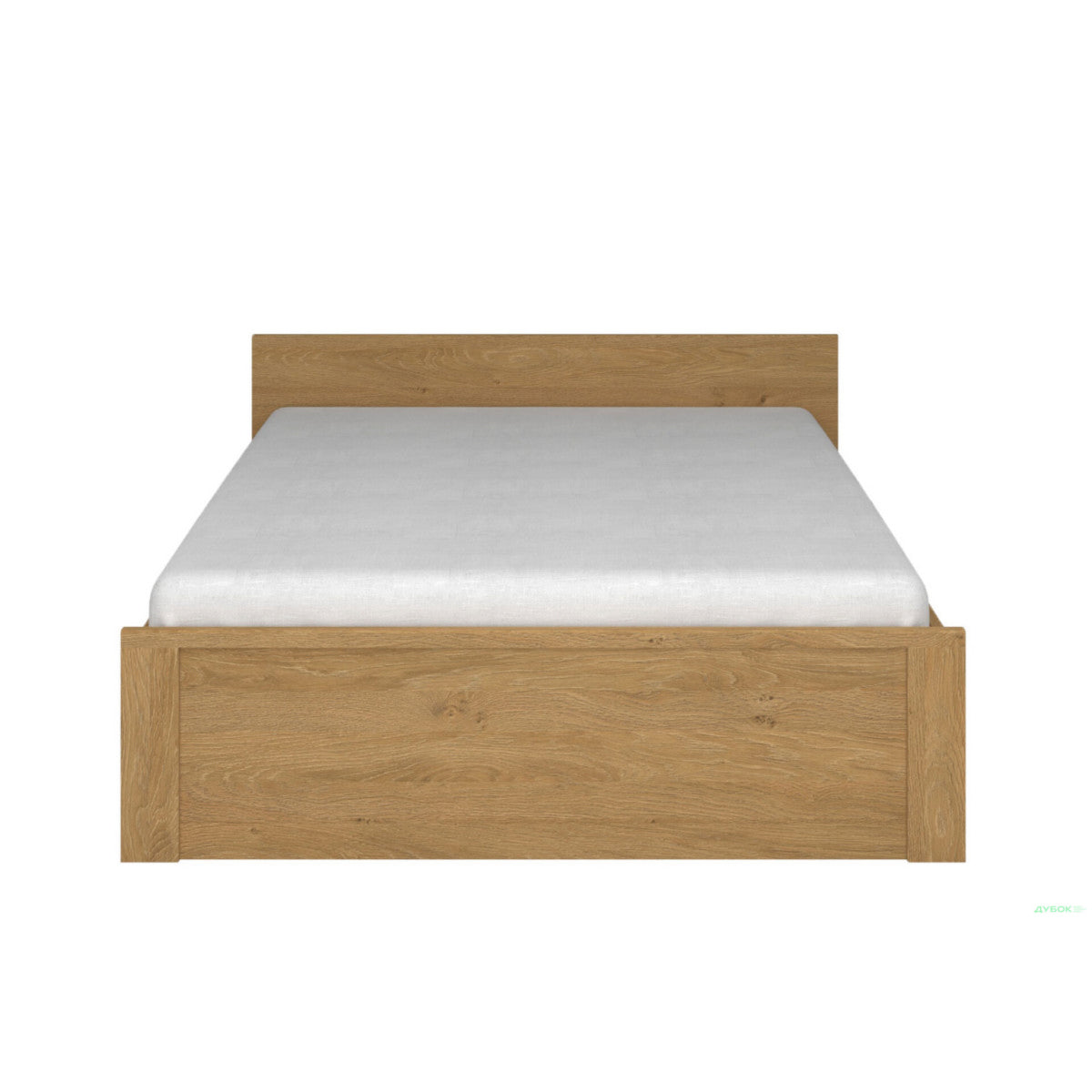 Κρεβάτι Pavi Ημίδιπλο Βελανιδιά Χωρίς Πάτωμα 140x200εκ