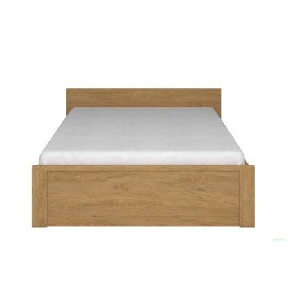 Κρεβάτι Pavi Ημίδιπλο Βελανιδιά Χωρίς Πάτωμα 140x200εκ