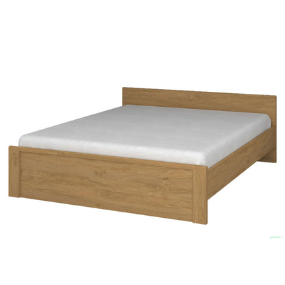 Κρεβάτι Pavi Διπλό Βελανιδιά Χωρίς Πάτωμα 160x200εκ