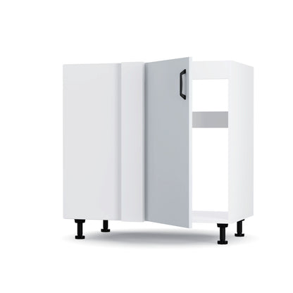 Modest Κάτω Γωνιακό Ντουλάπι Γκρι 80x48x82