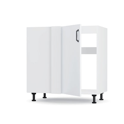 Modest Κάτω Γωνιακό Ντουλάπι Λευκό 80x48x82