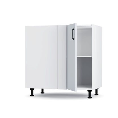 Modest Κάτω Γωνιακό Ντουλάπι Γκρι 80x48x82