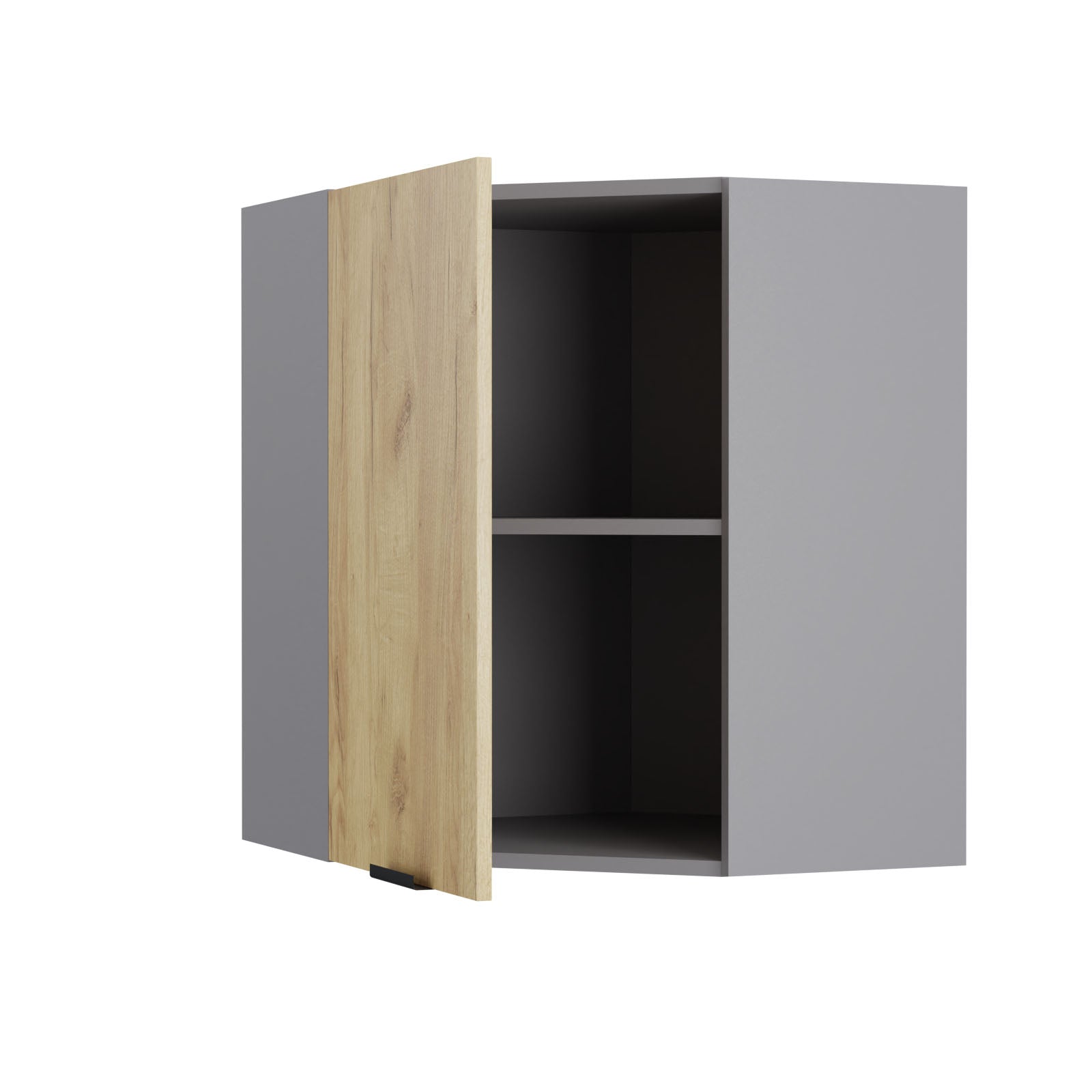 Craft Πάνω Ντουλάπι Γωνιακό Χρυσό Δρυς 60-60x30x72