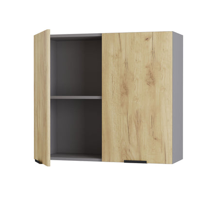 Craft Πάνω Ντουλάπι Χρυσό Δρυς 80x30x72