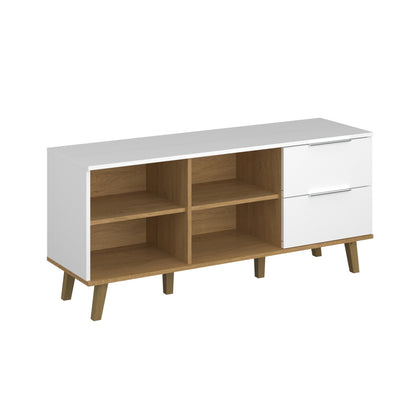 Μπουφές Neptune Λευκό-Σονόμα 134x40x61