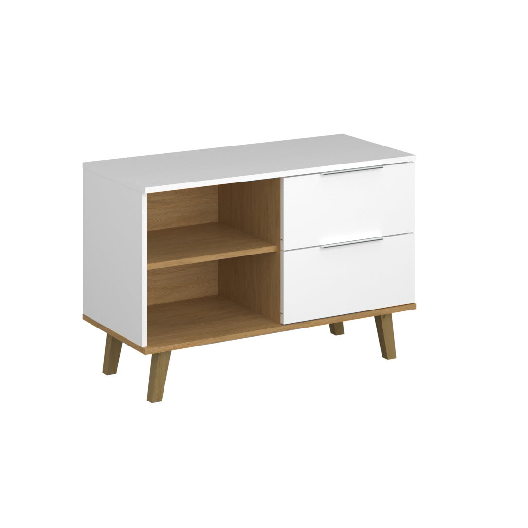 Μπουφές Neptune Λευκό-Σονόμα 90x40x61