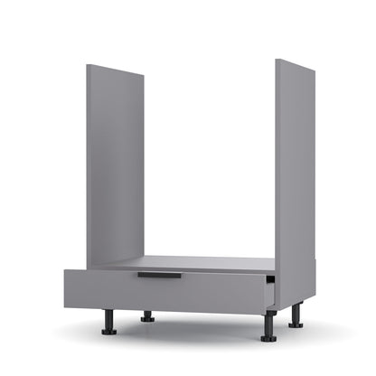 Craft Κάτω Ντουλάπι Φούρνου Γραφίτης 60x48x82
