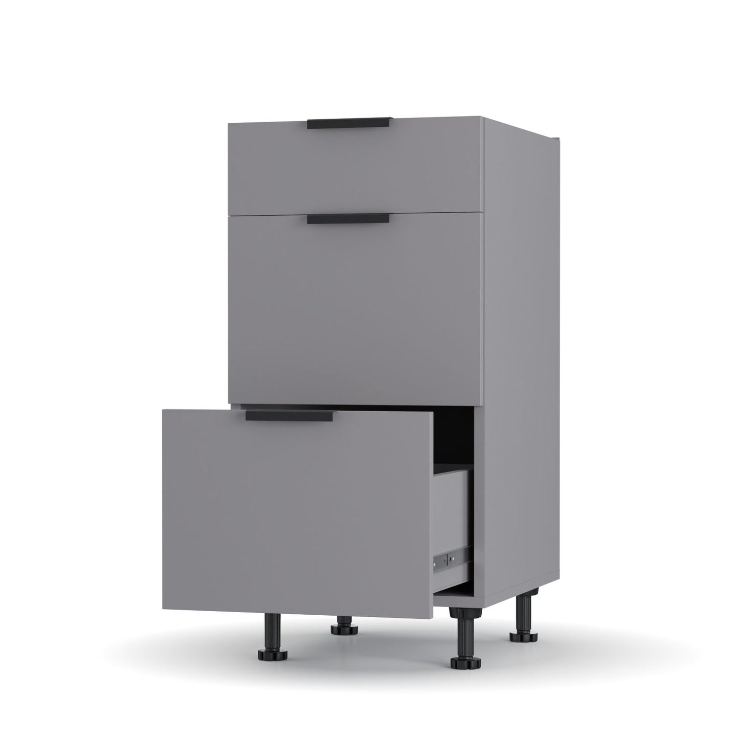 Craft Κάτω Ντουλάπι Συρταριέρα Γραφίτης 40x48x82