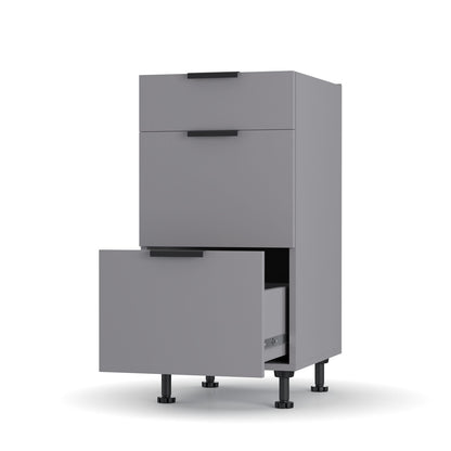 Craft Κάτω Ντουλάπι Συρταριέρα Γραφίτης 40x48x82