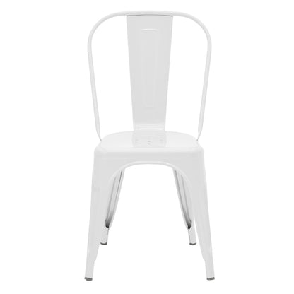 Καρέκλα Utopia Λευκό Μέταλλο 44X44X85