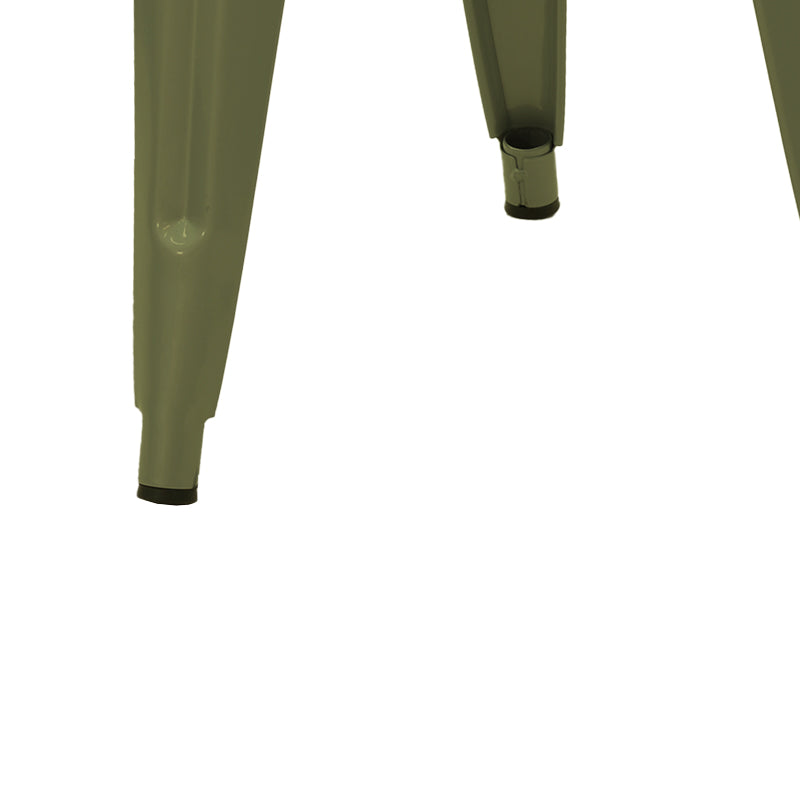 Σκαμπό Utopia Μέταλλο σε Λαδί Απόχρωση 30x30x45