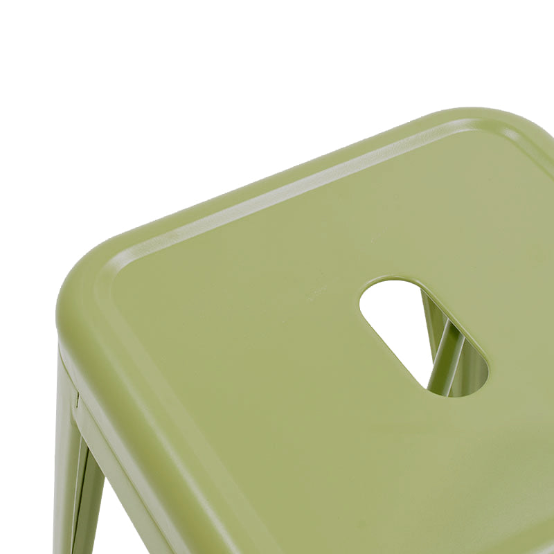 Σκαμπό Μπαρ Utopia Μέταλλο σε Λαδί Απόχρωση 42x42x76