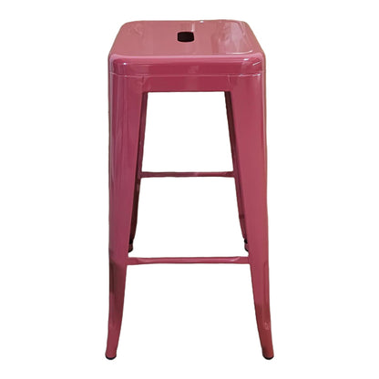 Utopia Bar Stool Metal Terracotta 42x42x76