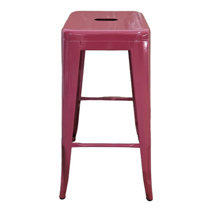 Utopia Bar Stool Metal Terracotta 42x42x76