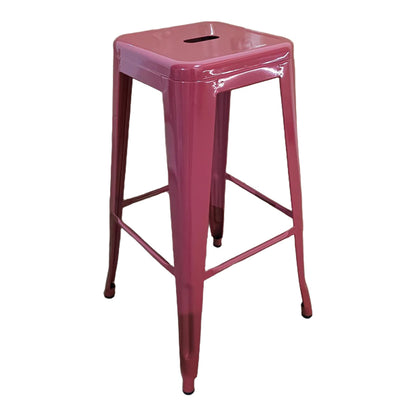 Utopia Bar Stool Metal Terracotta 42x42x76