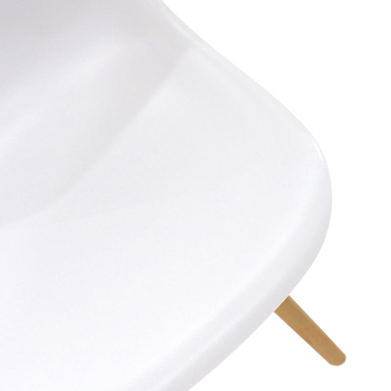 Καρέκλα Julita PP Λευκό-Φυσικό Πόδι 46x50x82