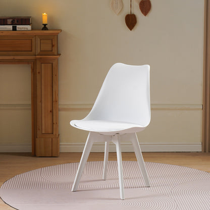 Καρέκλα Gaston I PP-PU σε Λευκή Απόχρωση 53.5x48.5x81,5