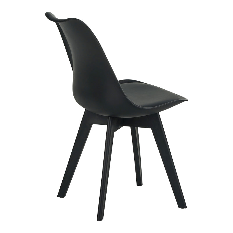 Καρέκλα Gaston I PP-PU σε Μαύρη Απόχρωση 48.5x53.5x81.5