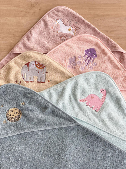 Fluffy Κεντητή Κάπα Powder 75x75