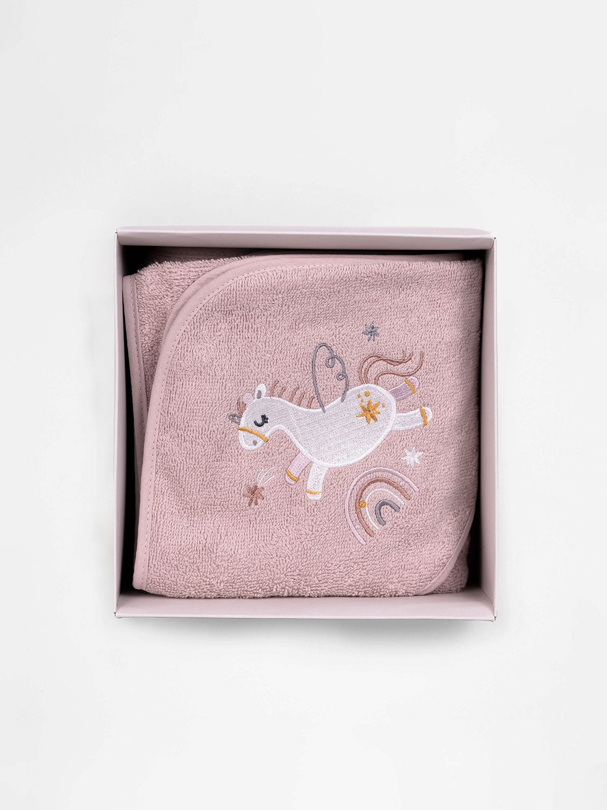 Fluffy Κεντητή Κάπα Powder 75x75