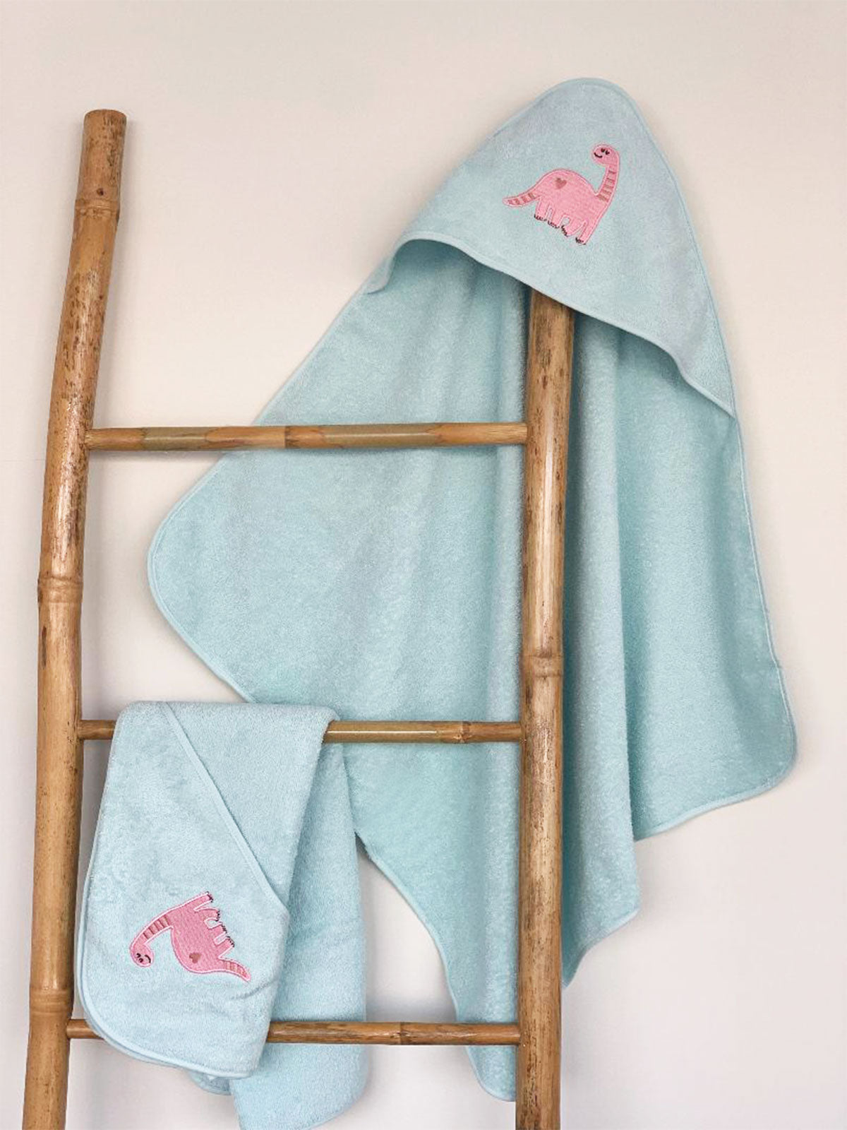 Fluffy Κεντητή Κάπα Light Blue 75x75