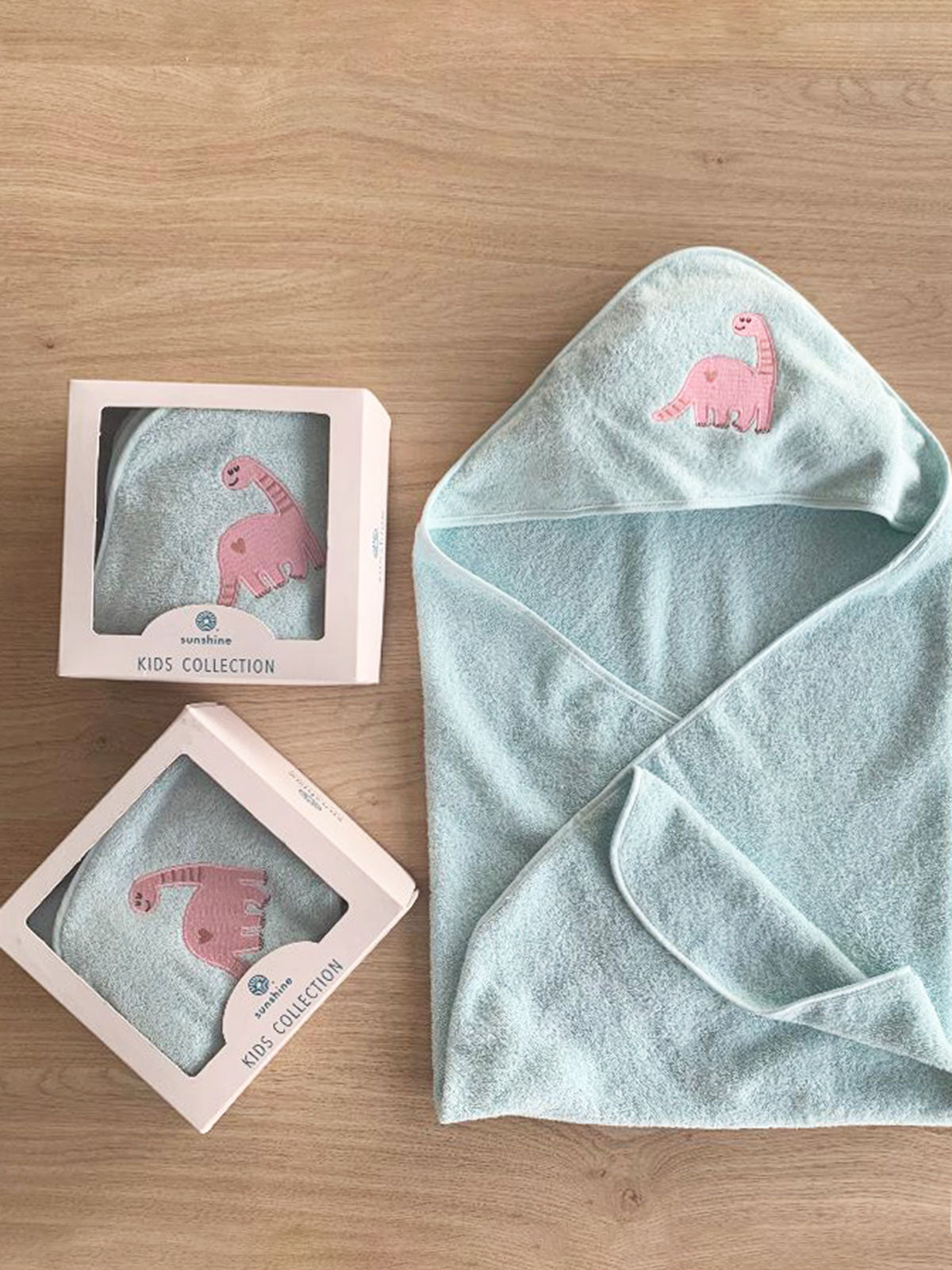 Fluffy Κεντητή Κάπα Light Blue 75x75