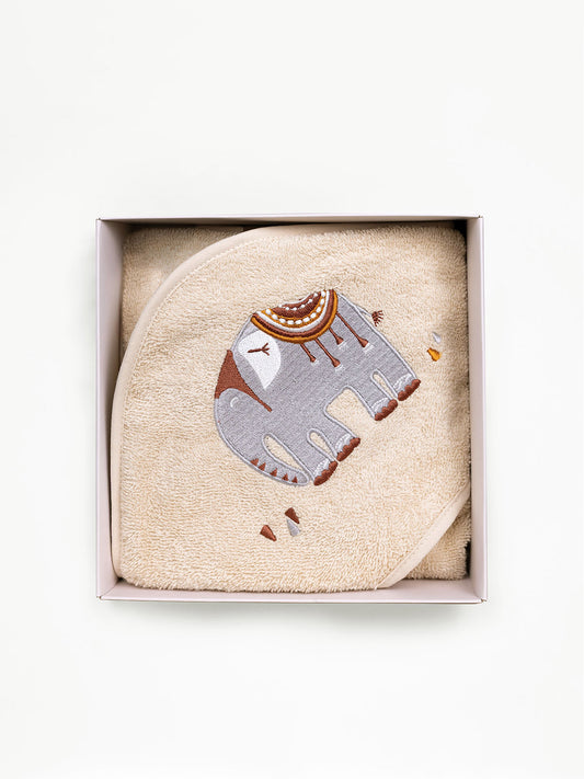 Fluffy Κεντητή Κάπα Beige 75x75