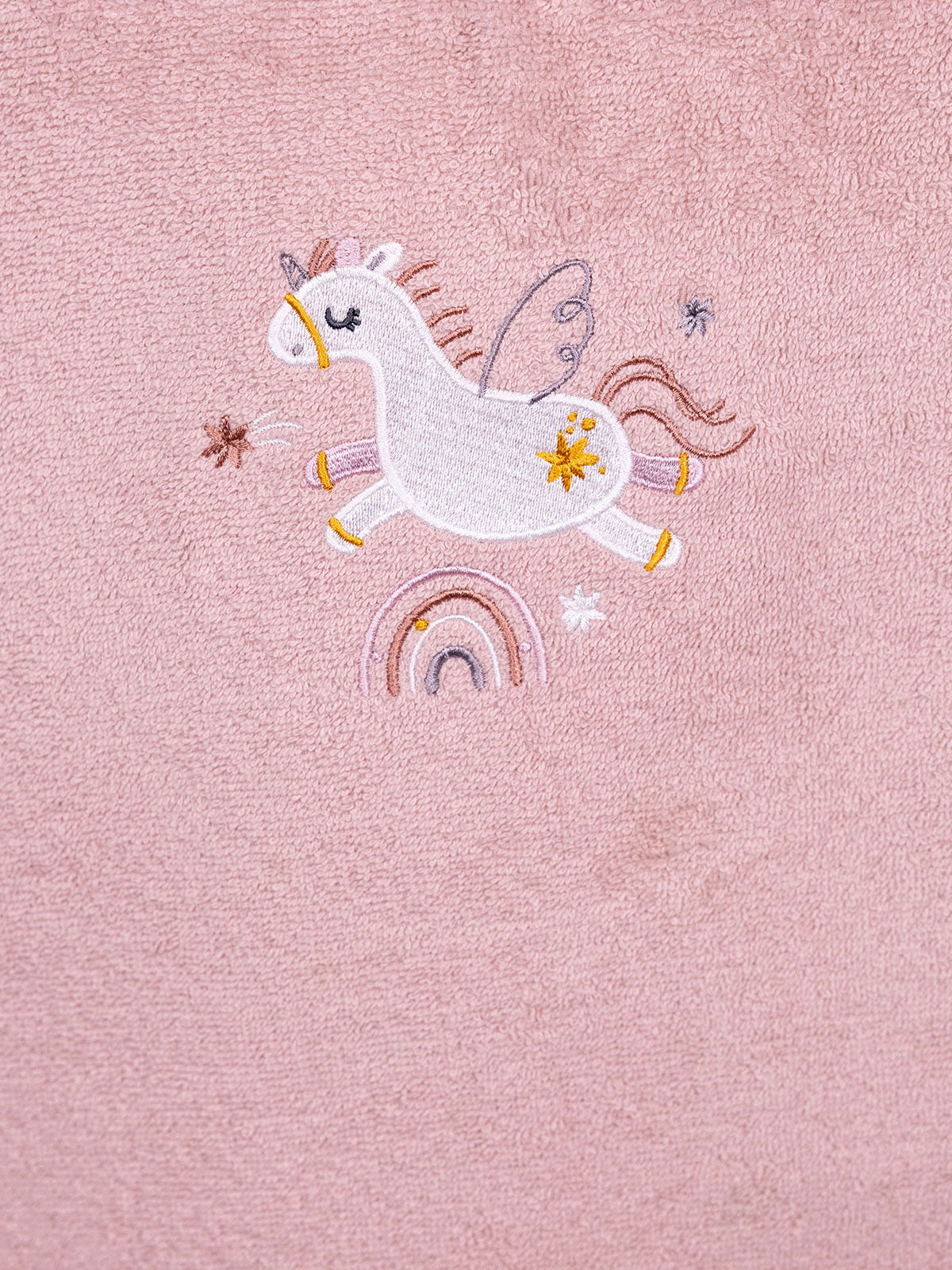 Fluffy Κεντητό Πόντσο Powder One Size