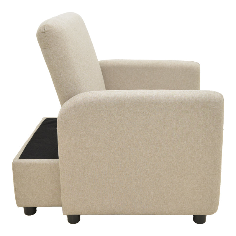 Flexa Armchair-Bed Beige Fabric 85x92x84