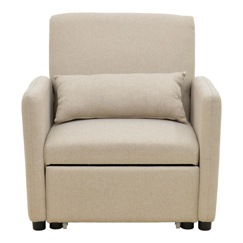 Flexa Armchair-Bed Beige Fabric 85x92x84