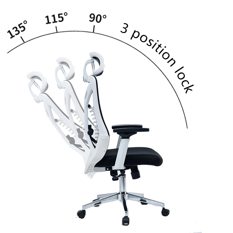 Καρέκλα Γραφείου Διευθυντή Andrew Mesh Μαύρο-Λευκό