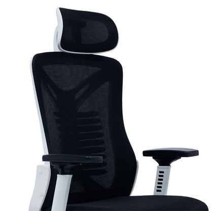 Καρέκλα Γραφείου Διευθυντή Andrew Mesh Μαύρο-Λευκό